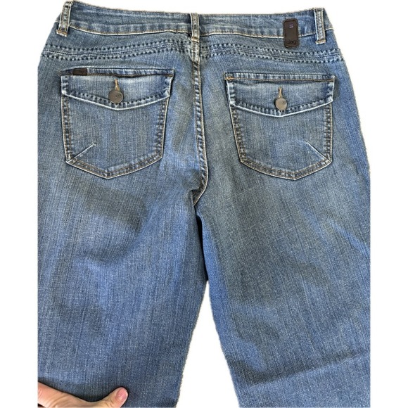 Jag Jeans Women's Stretch Denim Bootcut Jeans Pockets Dark Wash Size‎ 14 - Picture 6 of 9